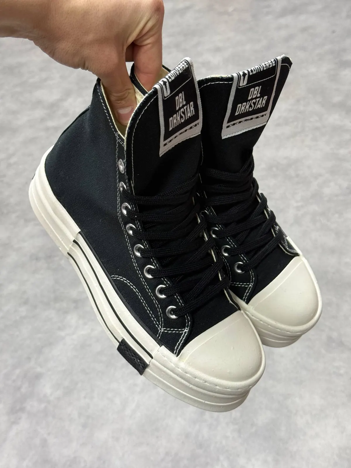 Converse Rick Owens DBL DRKSTAR