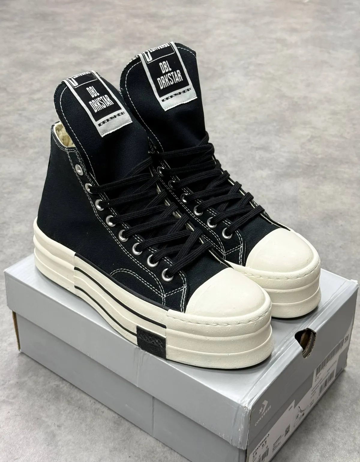 Converse Rick Owens DBL DRKSTAR