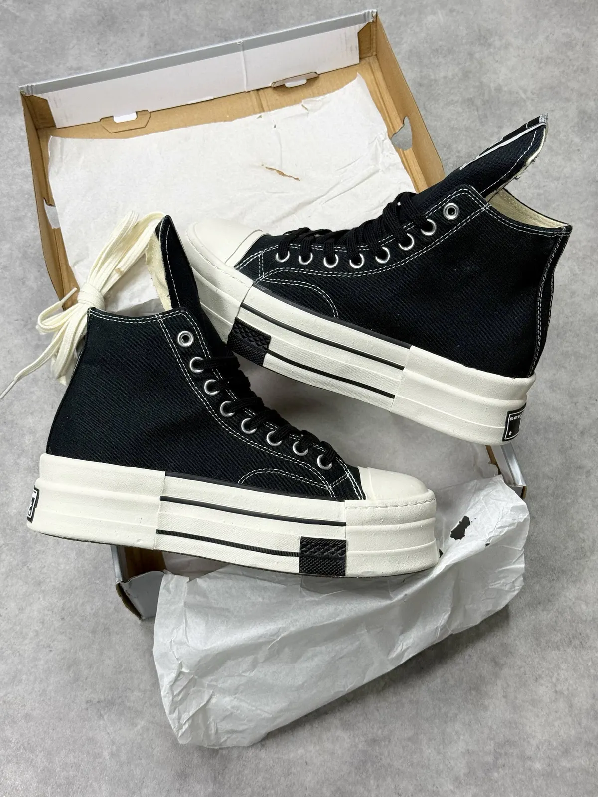 Converse Rick Owens DBL DRKSTAR
