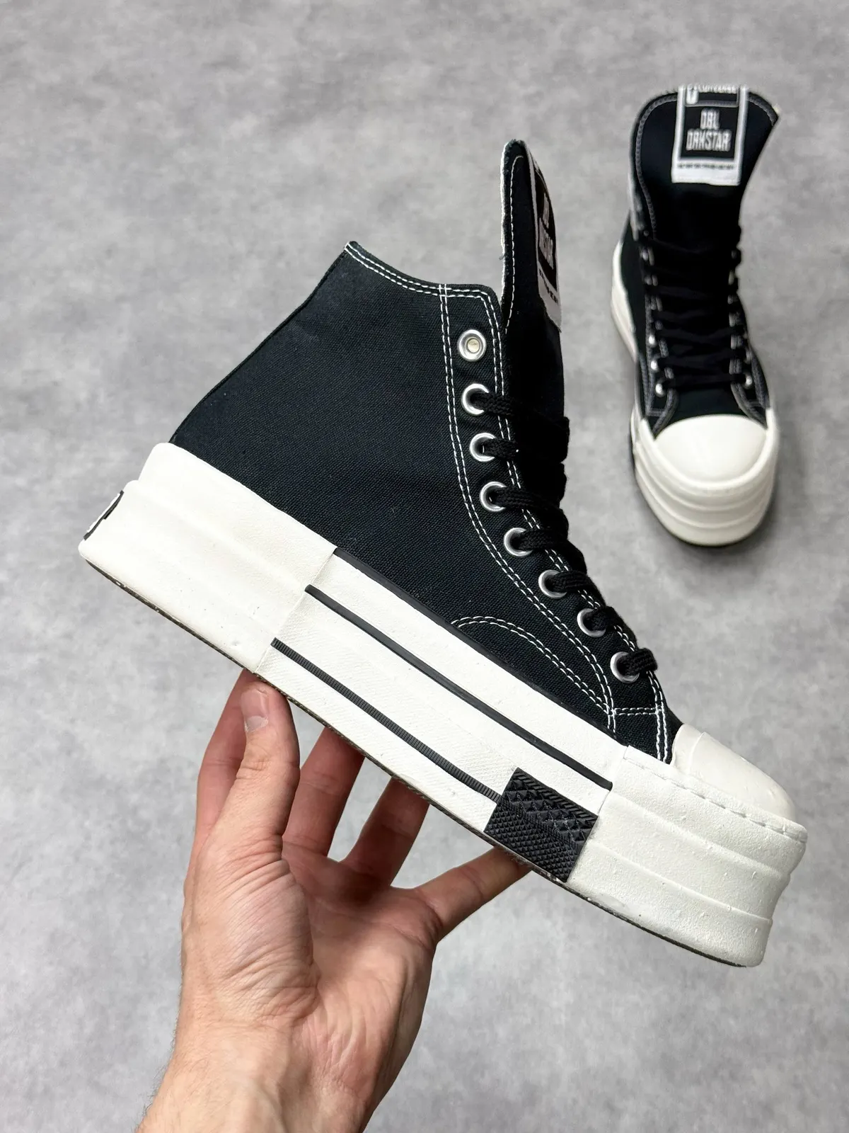 Converse Rick Owens DBL DRKSTAR