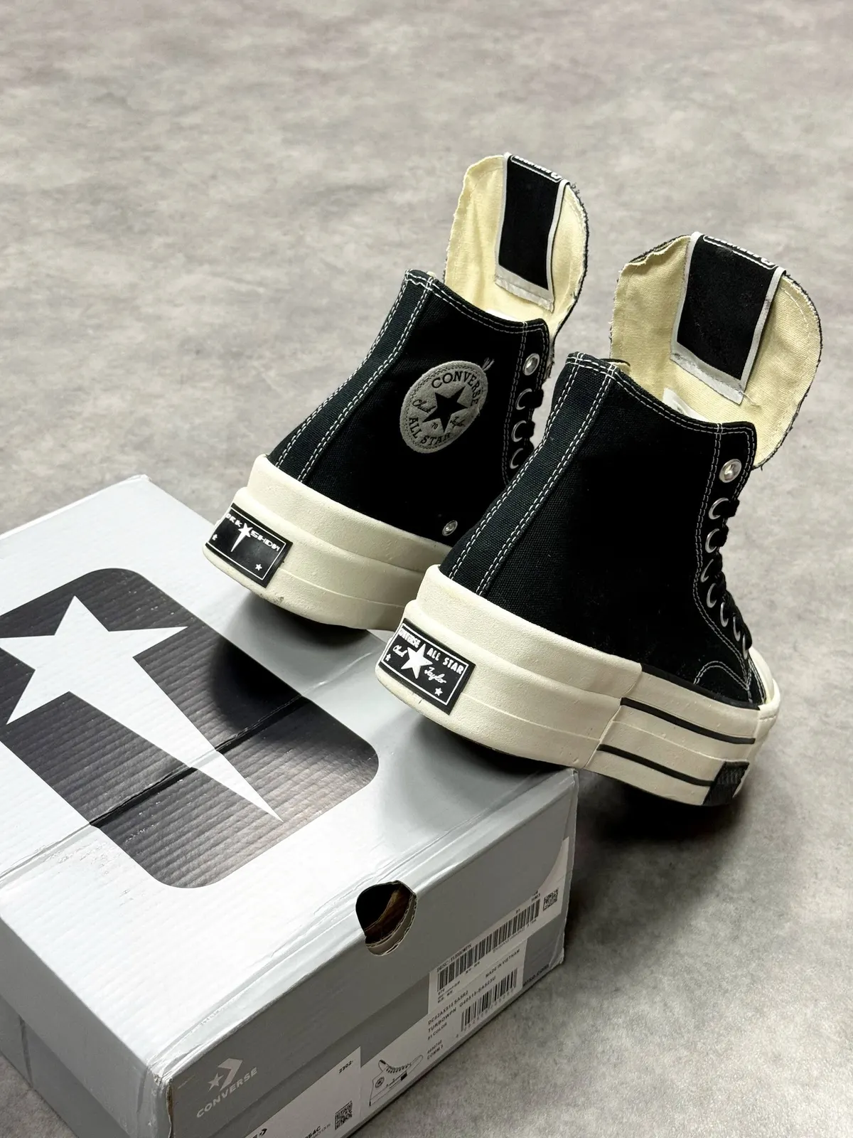 Converse Rick Owens DBL DRKSTAR