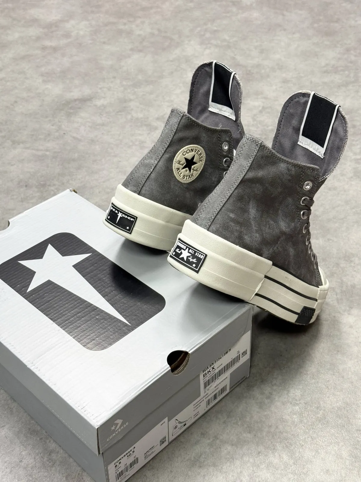 Converse Rick Owens DBL DRKSTAR
