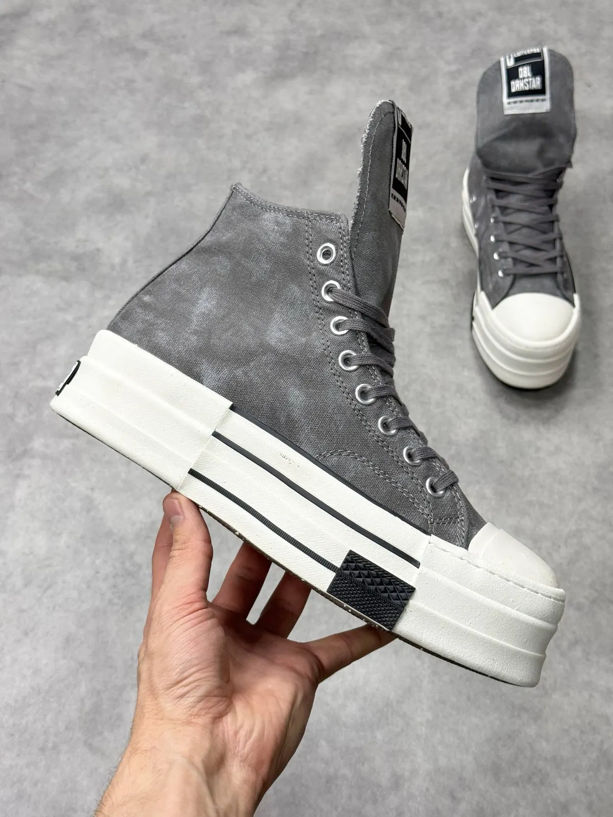 Converse Rick Owens DBL DRKSTAR