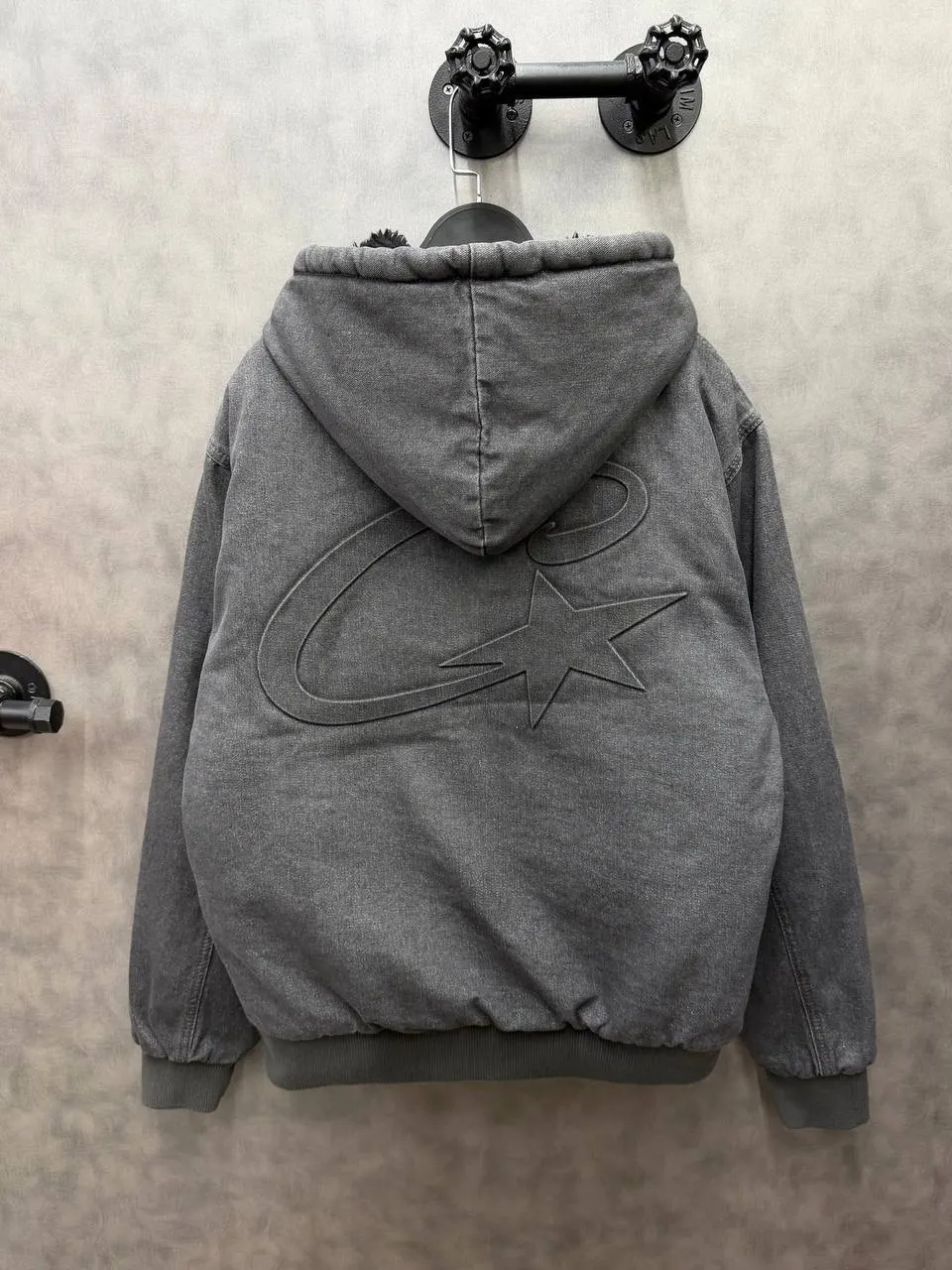 Corteiz Star Washed Zip-up Hoodie