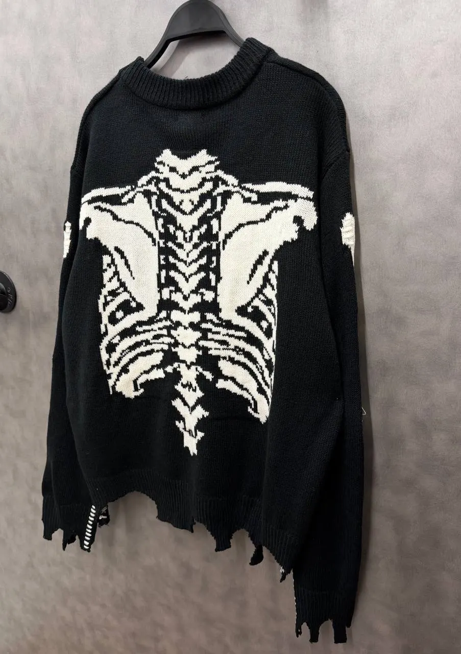 Saint Michael Skeleton Knit Sweater
