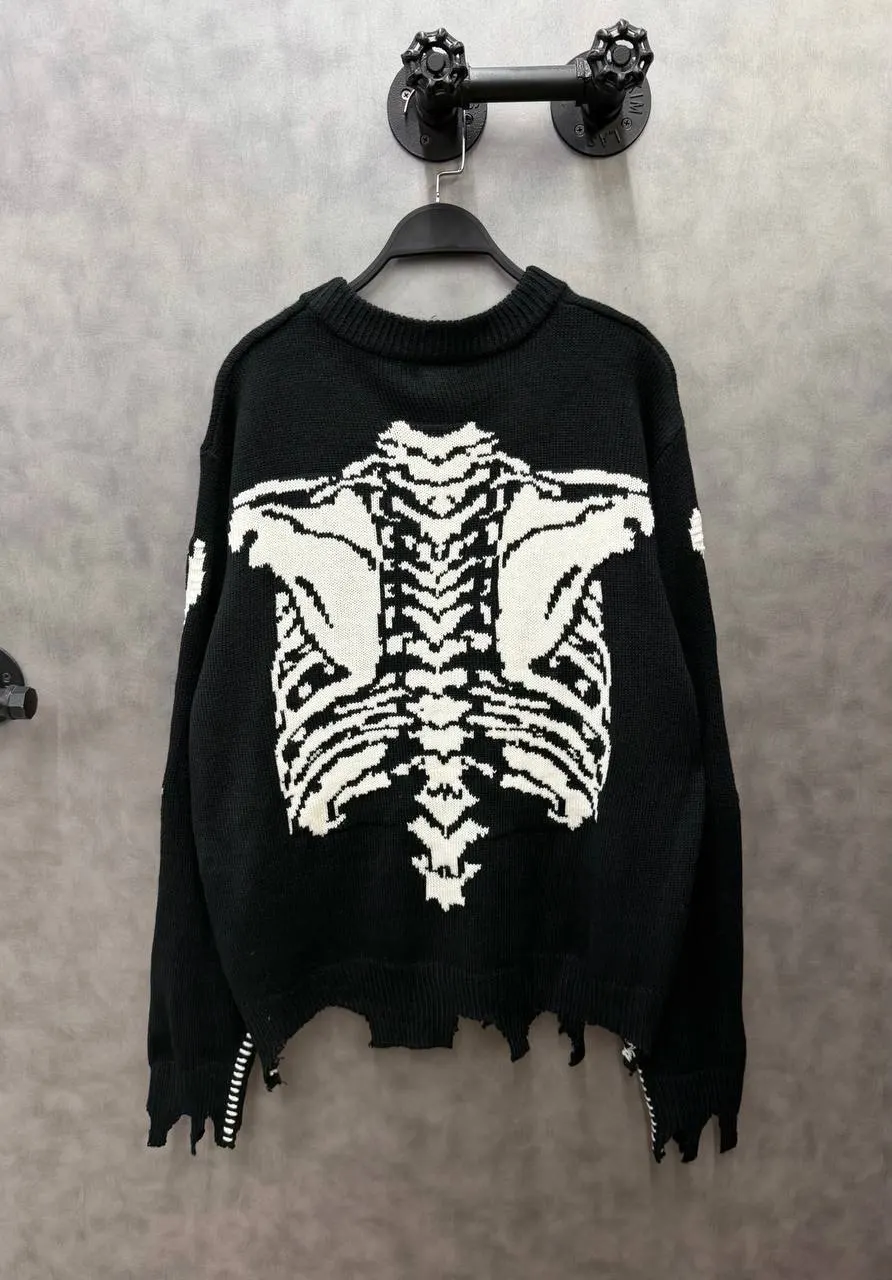 Saint Michael Skeleton Knit Sweater