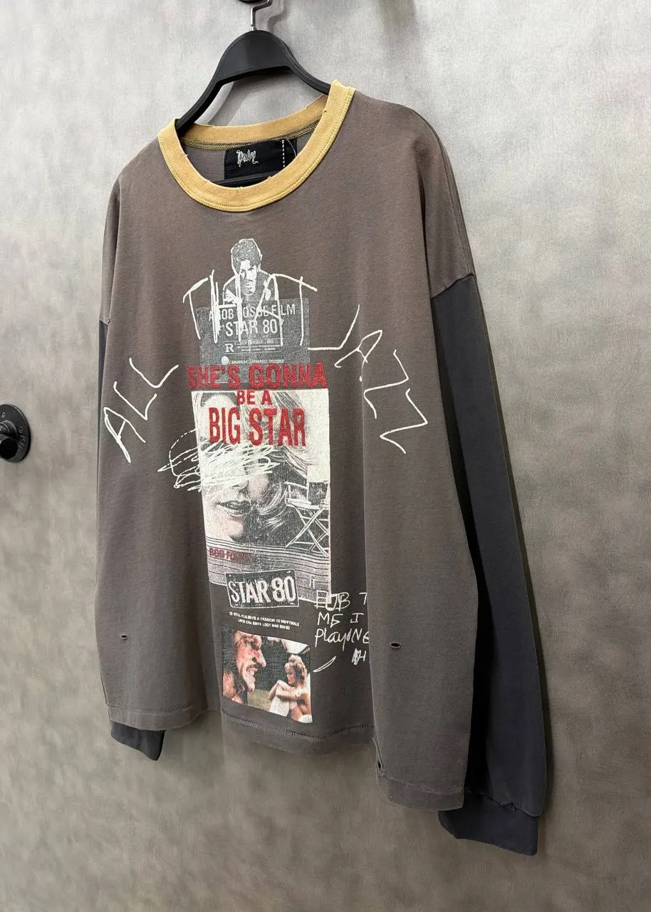 Gallery Dept Star 80 Long Sleeve T-Shirt