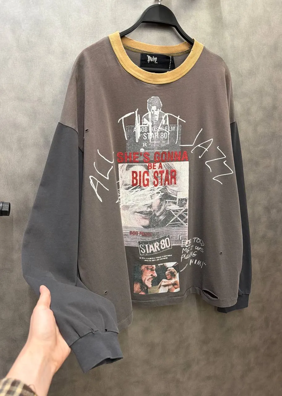 Gallery Dept Star 80 Long Sleeve T-Shirt