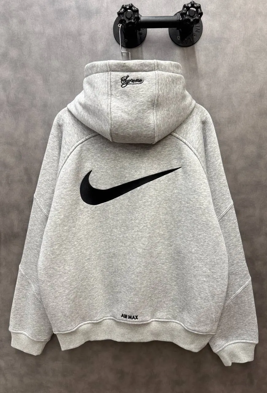 Nike Supreme x Air Max Zip Up Hooded Sweatshirt