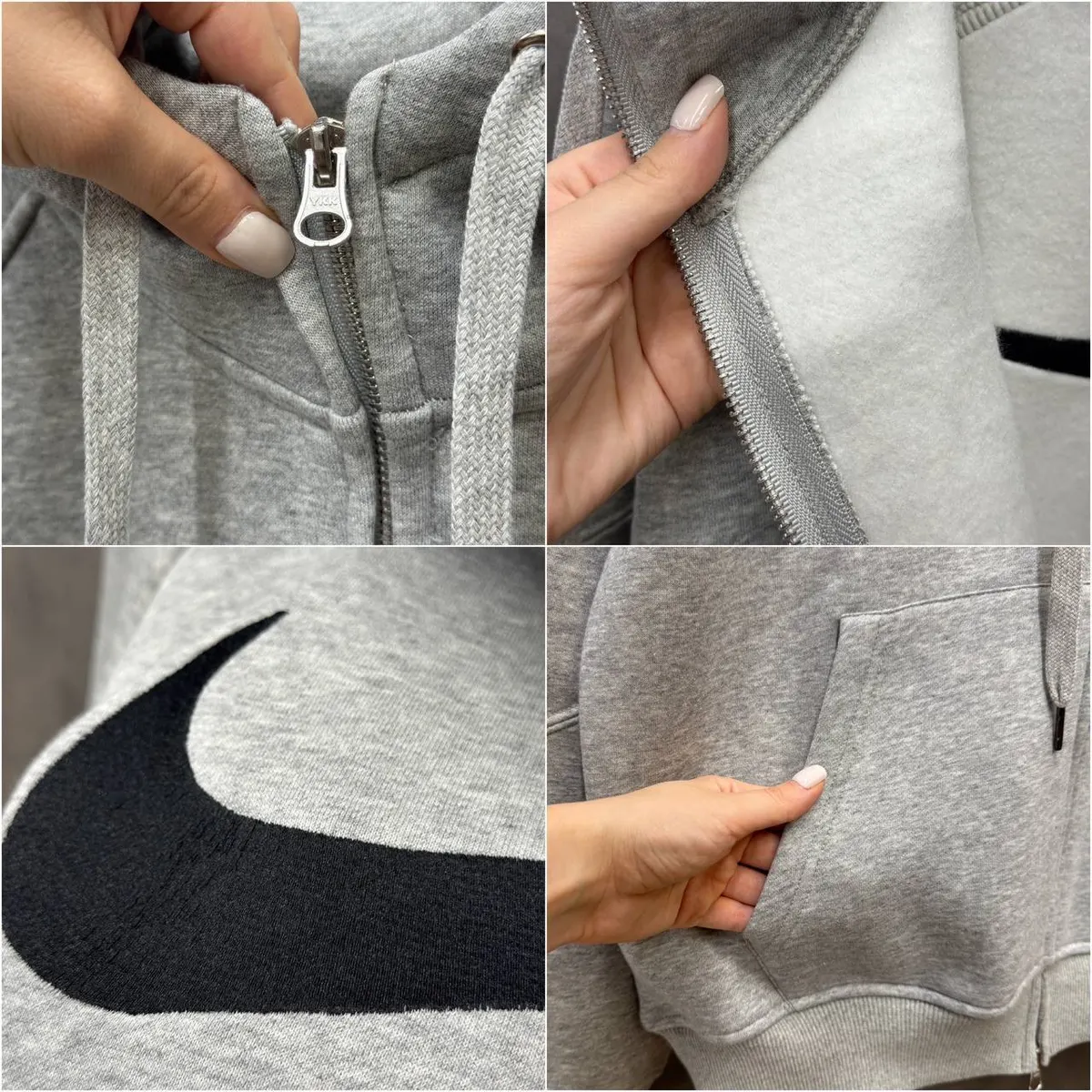 Nike Supreme x Air Max Zip Up Hooded Sweatshirt