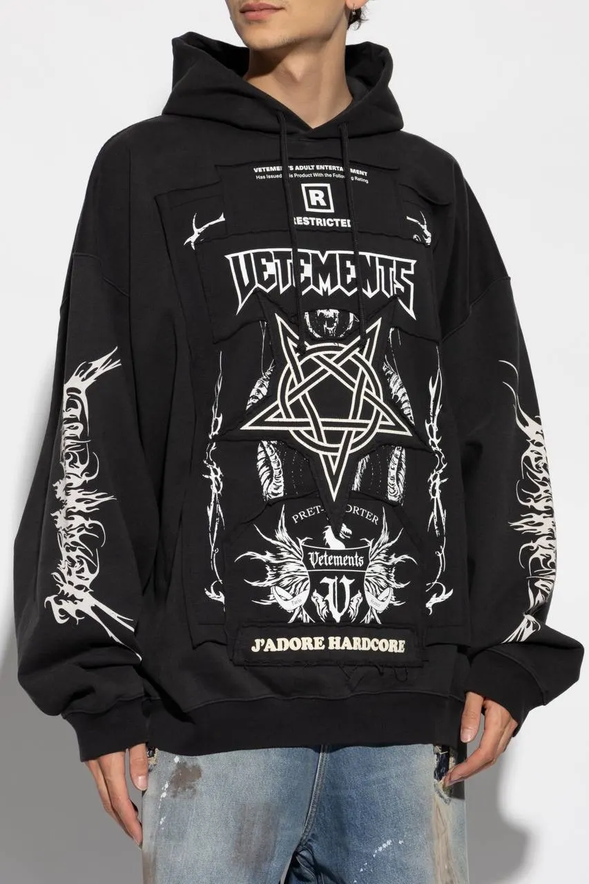 Vetements J'adore Hardcore Hoodie