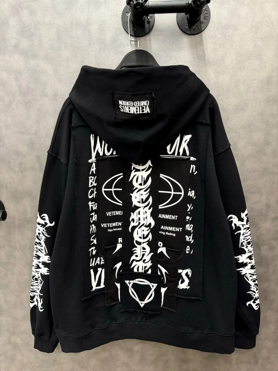 Vetements J'adore Hardcore Hoodie