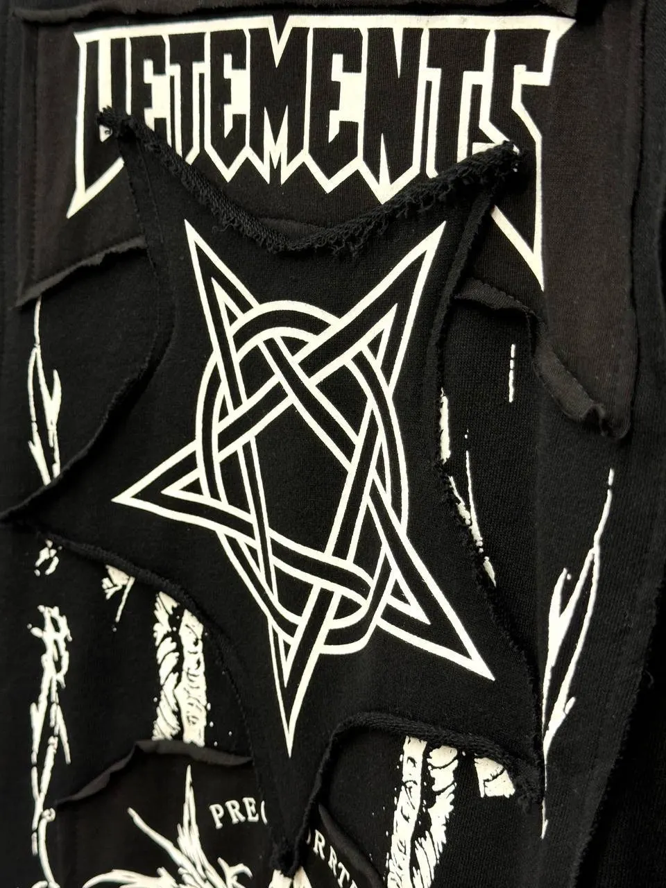 Vetements J'adore Hardcore Hoodie