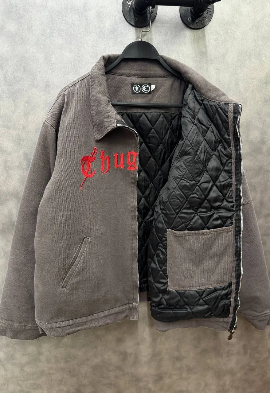 Thug Club Embroidered Work Jacket