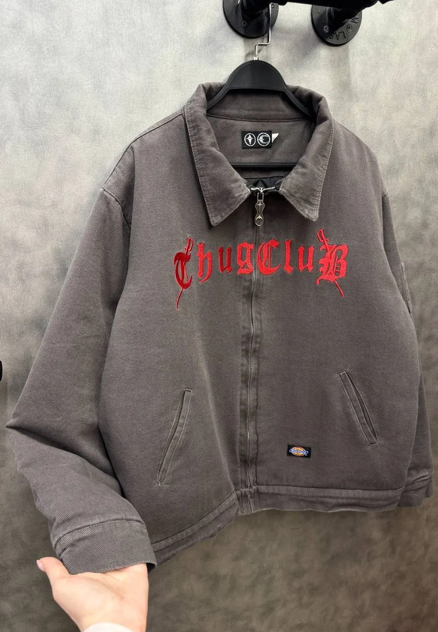 Thug Club Embroidered Work Jacket