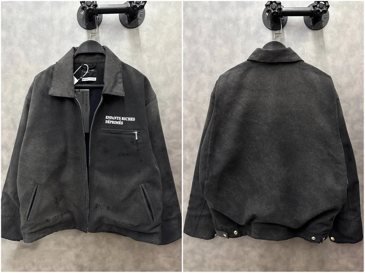 Enfants Riches Déprimés Distressed Zip Jacket