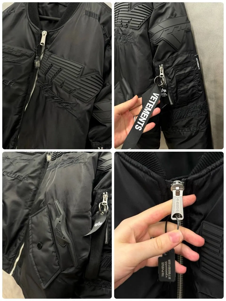 Vetements Future Bomber Jacket